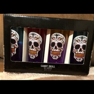 4 Candy Skull tall shooters